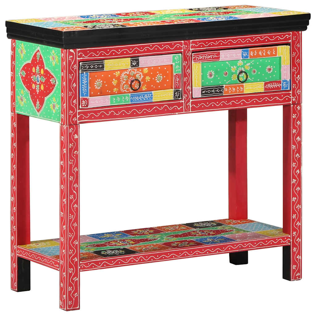 Konzolasztal fiókkal tárolóval Sokszínű 80 x 35 x 76 cm