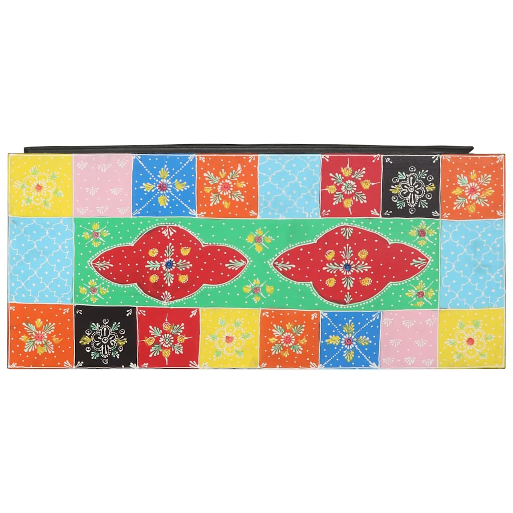 TV szekrény fiókkal Sokszínű 80 x 35 x 50 cm Tömör Mangófát