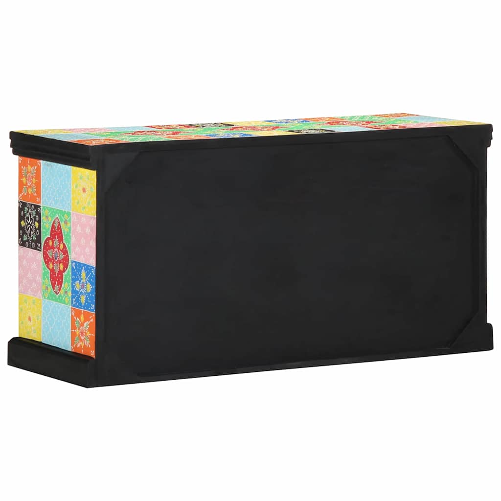 TV szekrény Sokszínű 100 x 35 x 50 cm Tömör Mangófát