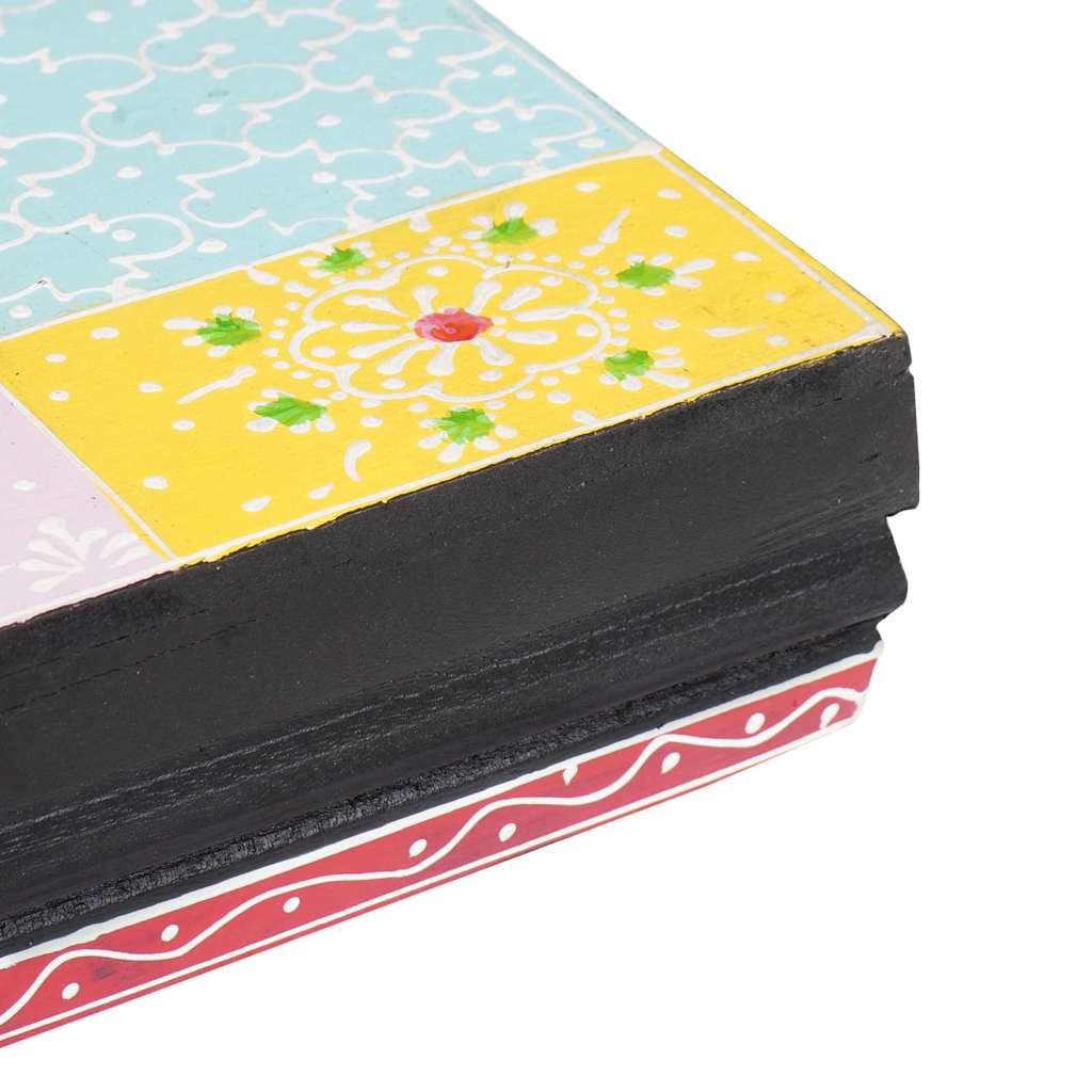 Falpolcok 3 pcs Sokszínű 100 x 20 x 6 cm Tömör Mangófát
