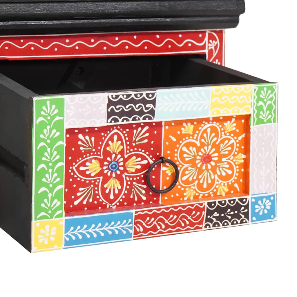 TV szekrény fiókkal Sokszínű 60 x 30 x 24 cm Tömör mangófa