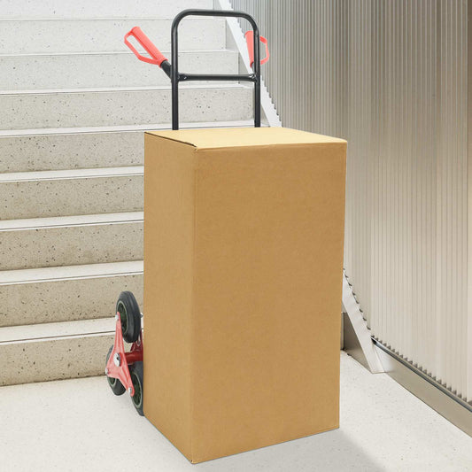 Kézikocsi Fekete és piros 64,5 x 49,5 x 114 cm Acél