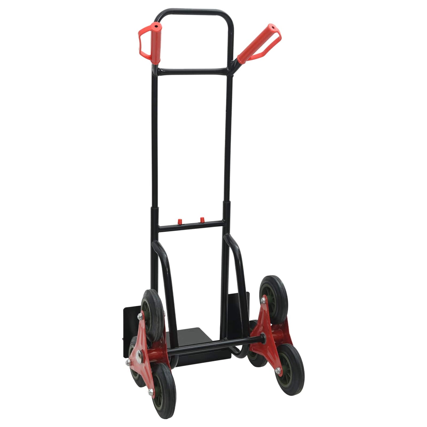 Kézikocsi Fekete és piros 64,5 x 49,5 x 114 cm Acél