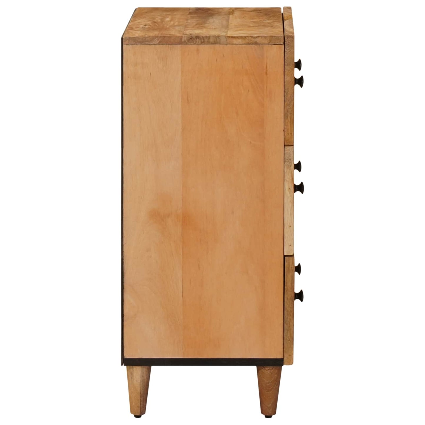 Tároló szekrények 2 pcs Barna 60 x 33,5 x 75 cm Tömör Mangófát