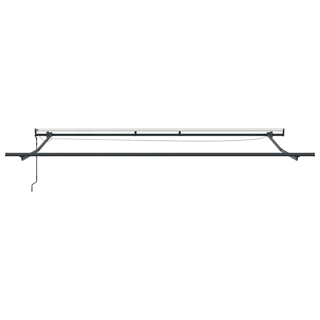 barna automata kihúzható LED-es napellenző 450 x 300 cm