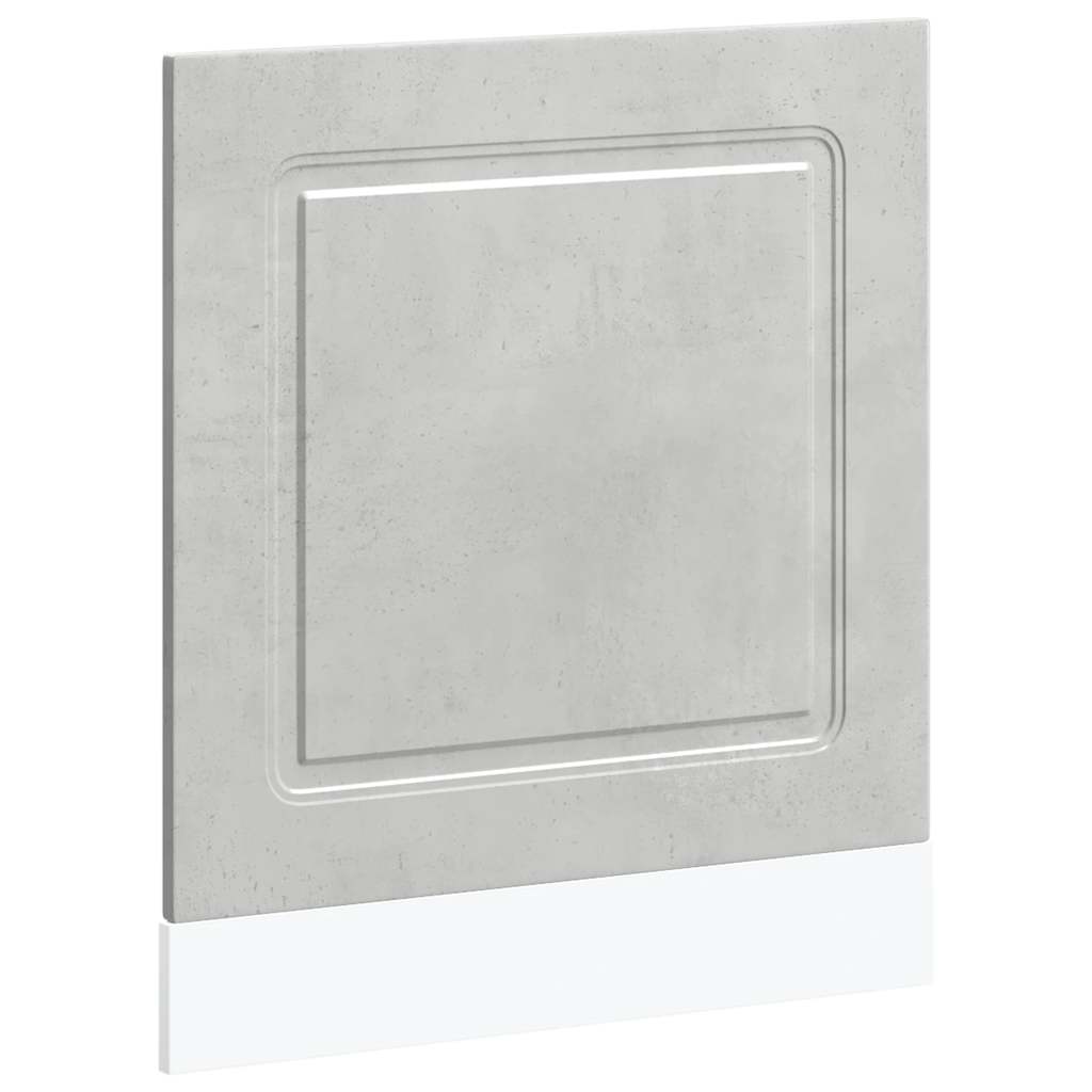 mosogatógép panel Kalmar beton szürke 60x1,5x57 cm műanyag fa