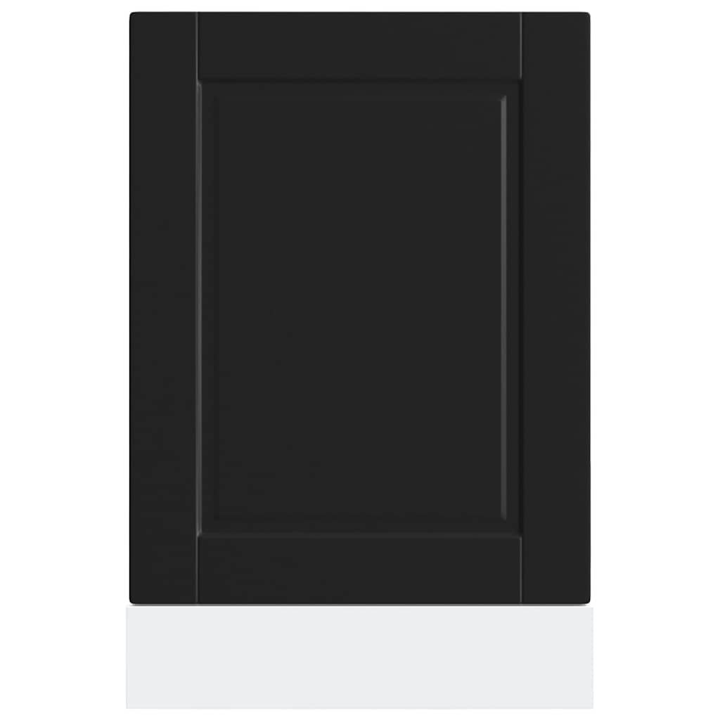 mosogatógép panel Porto Fekete 45x1,5x57 cm Mérnöki fa