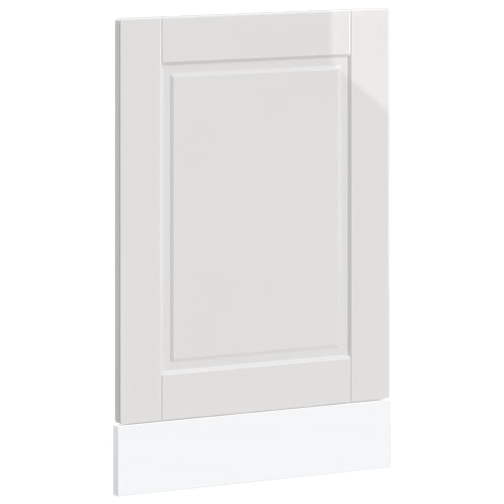mosogatógép panel Porto Magasfényű fehér 45x1,5x57 cm Gépi fa