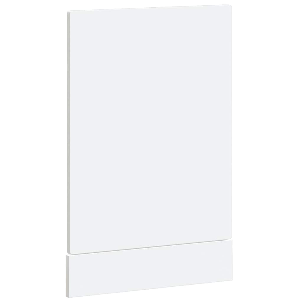 mosogatógép panel Porto Magasfényű fehér 45x1,5x57 cm Gépi fa