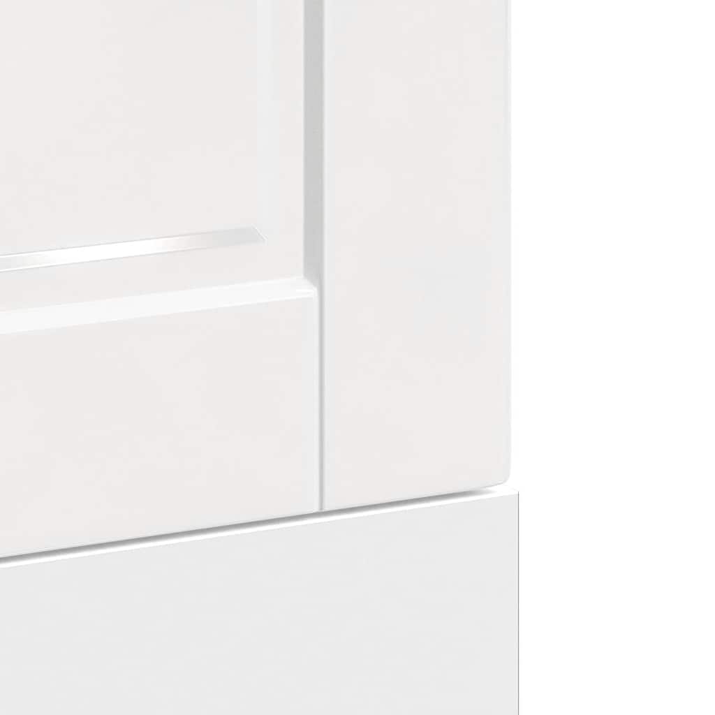 mosogatógép panel Porto Magasfényű fehér 45x1,5x57 cm Gépi fa