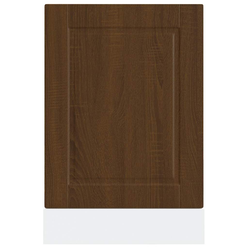 mosogatógép panel Porto Barna tölgy 45x1,5x57cm Méretezett fa