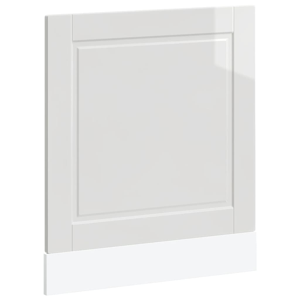 mosogatógép panel Porto magasfényű fehér 60x1,5x57 cm gépi fa