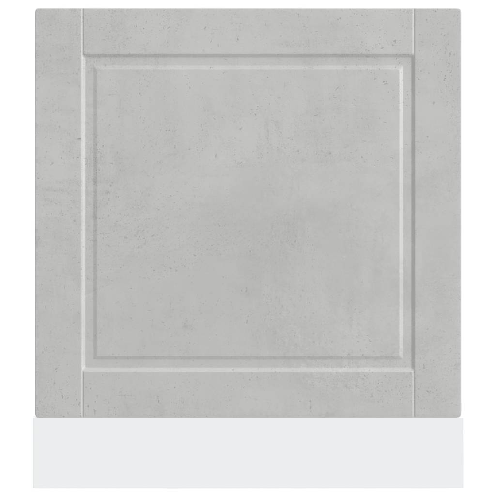 mosogatógép panel Porto beton szürke 60x1,5x57 cm mérnöki fa