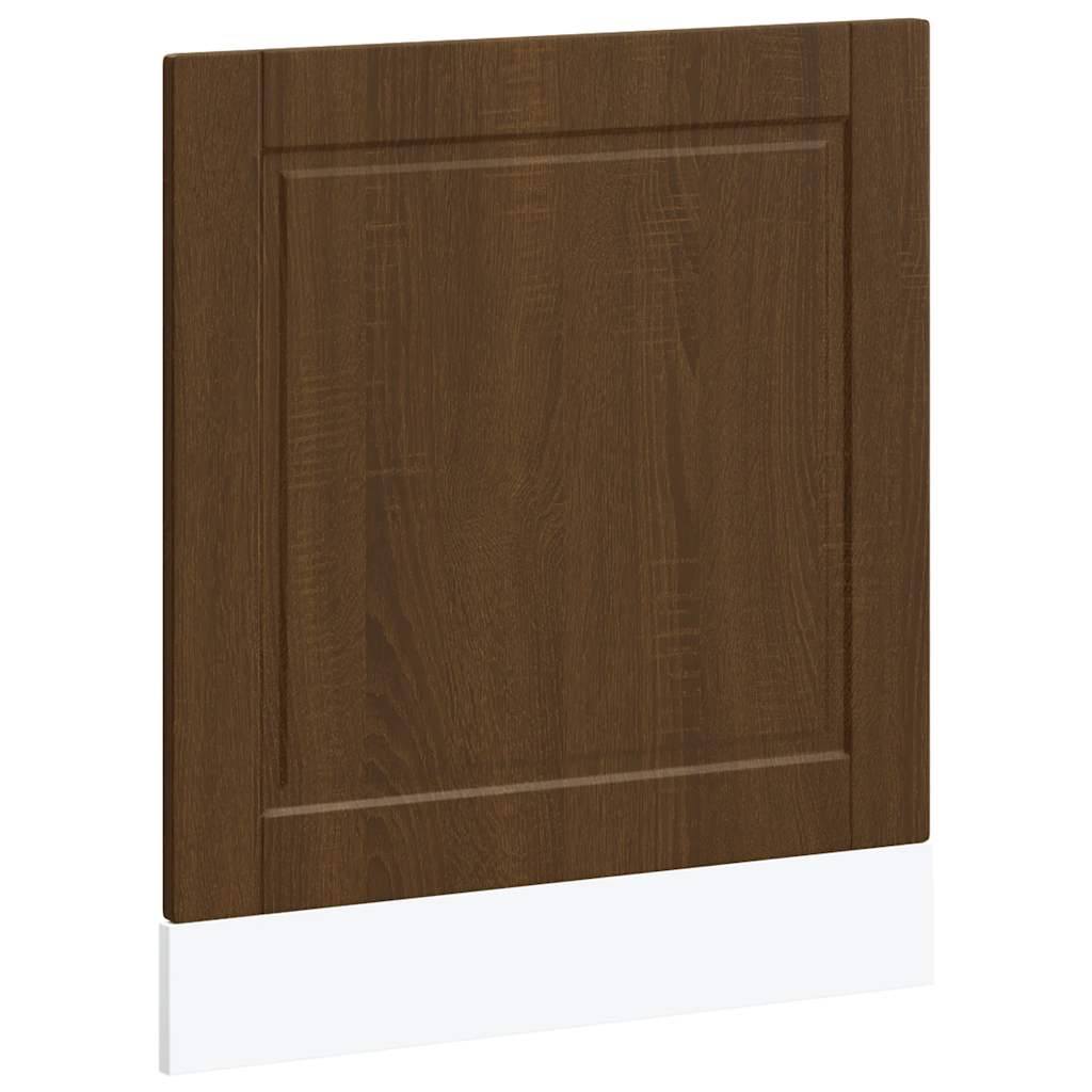 mosogatógép panel Porto barna tölgy 60x1,5x57cm méretezett fa