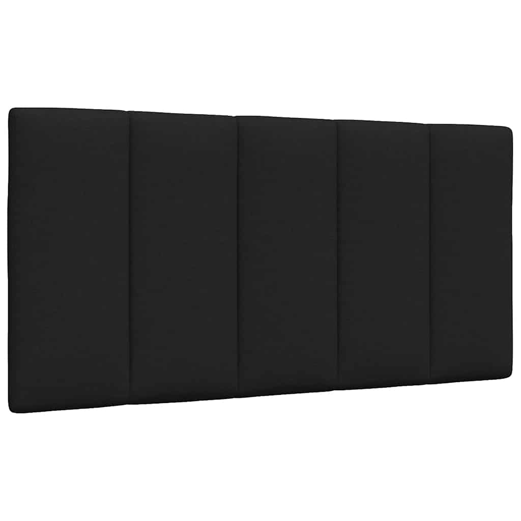 fekete szövet ágy matraccal Hanko 100x200 cm