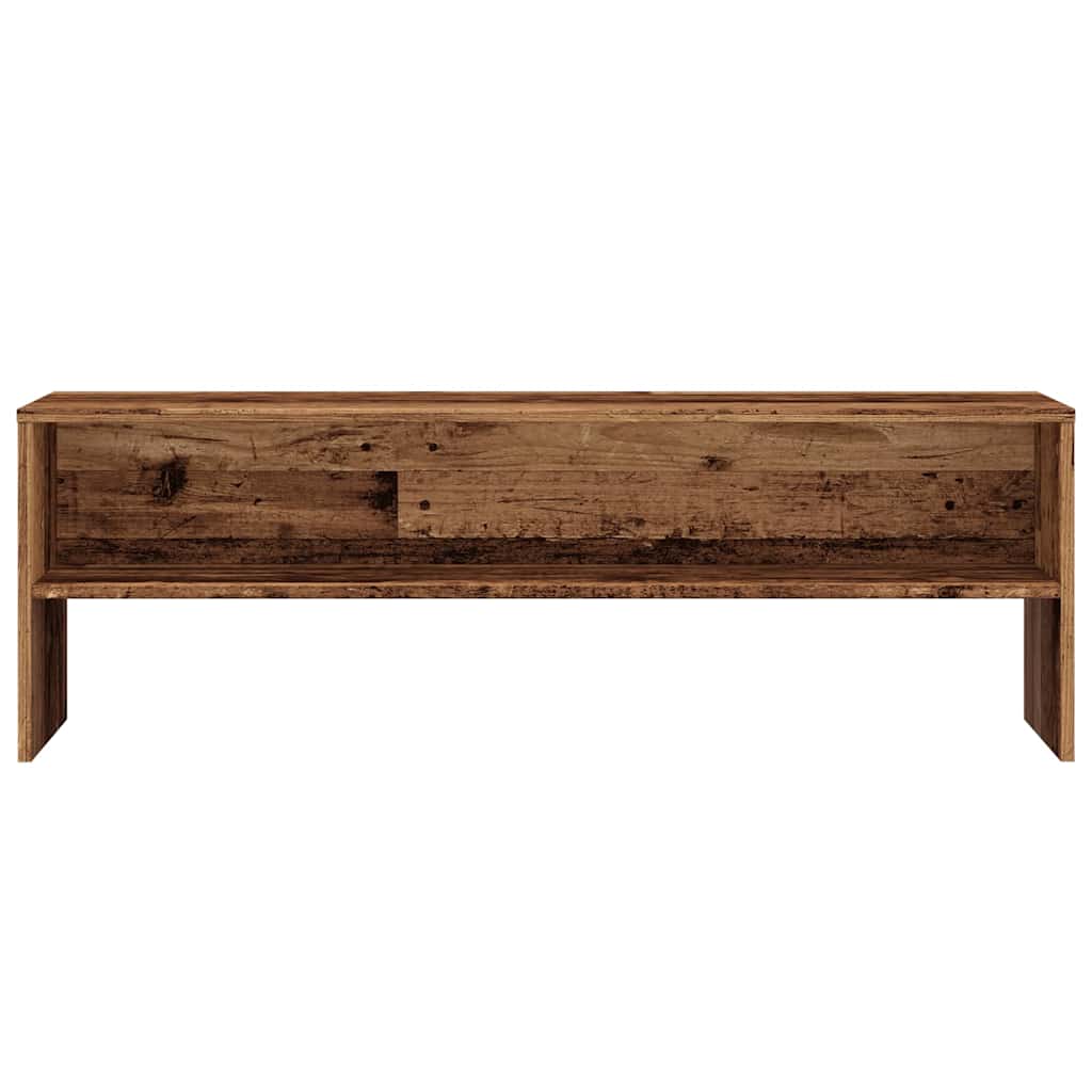 antik hatású szerelt fa TV-szekrény 120 x 40 x 40 cm