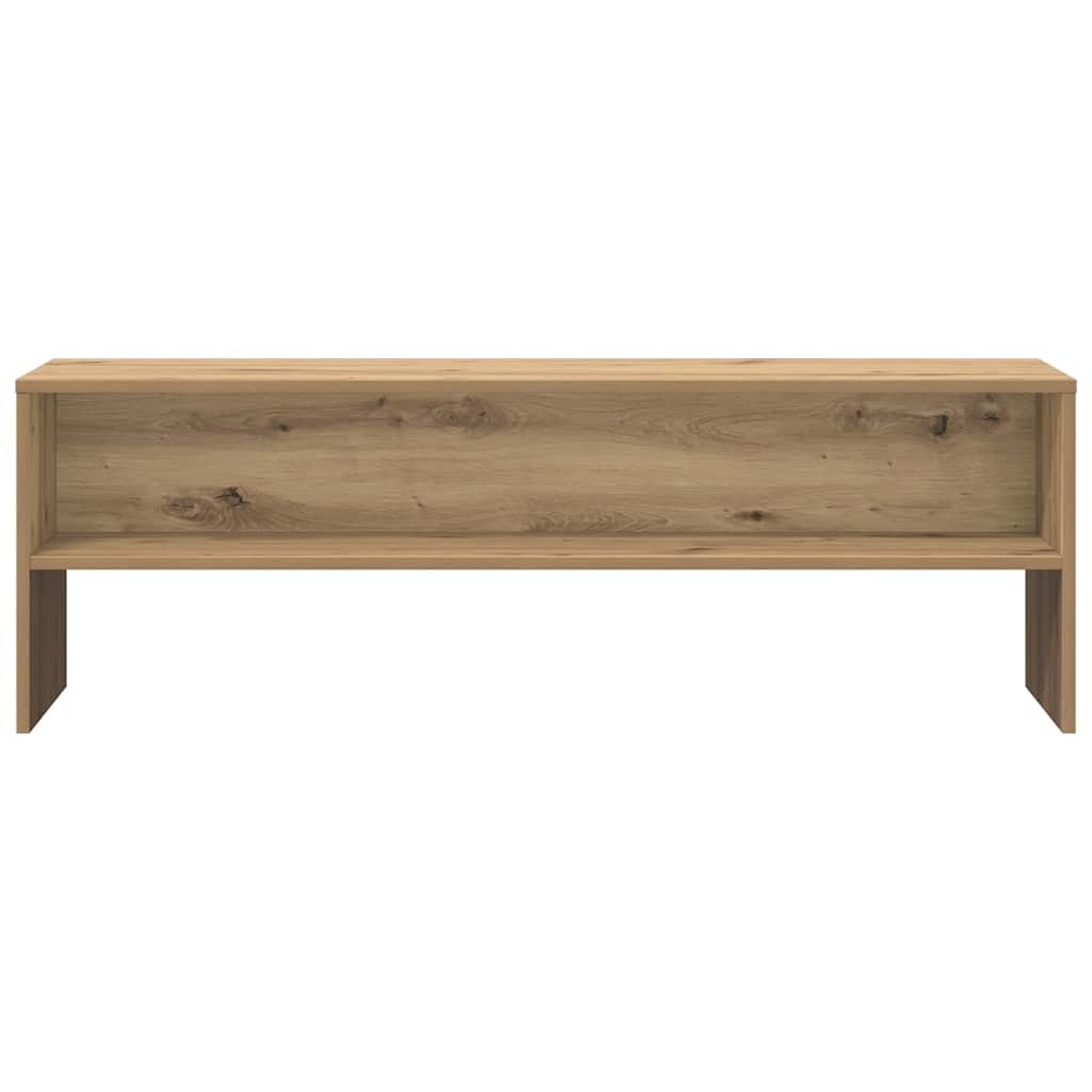 kézműves tölgy színű szerelt fa TV-szekrény 120 x 40 x 40 cm