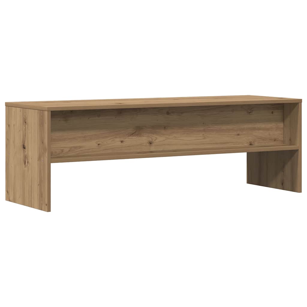 kézműves tölgy színű szerelt fa TV-szekrény 120 x 40 x 40 cm
