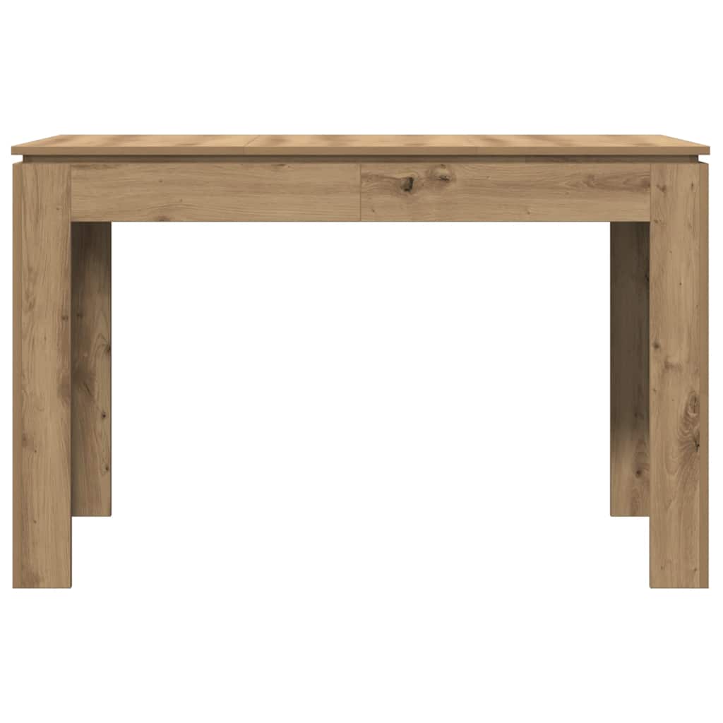 Étkezőasztal kézműves tölgy 120x60x76 cm műszaki fa