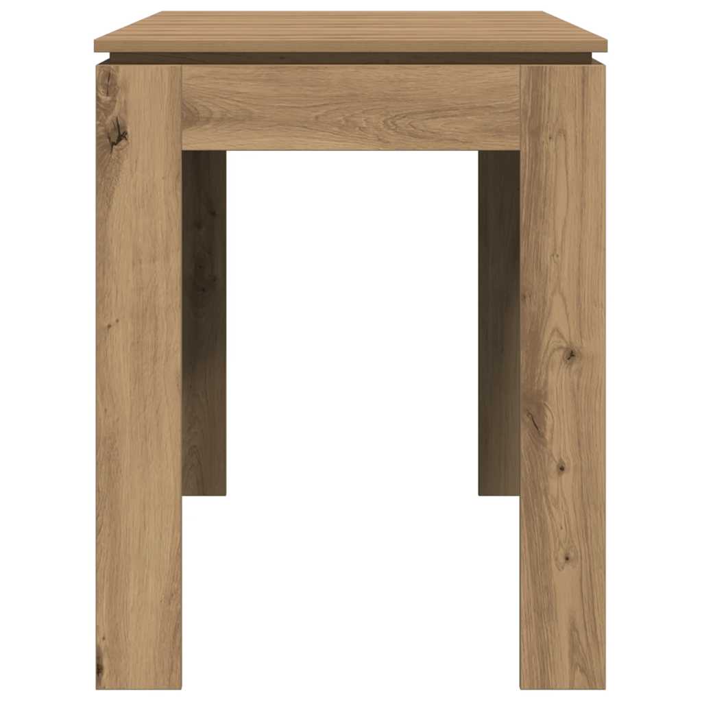Étkezőasztal kézműves tölgy 120x60x76 cm műszaki fa