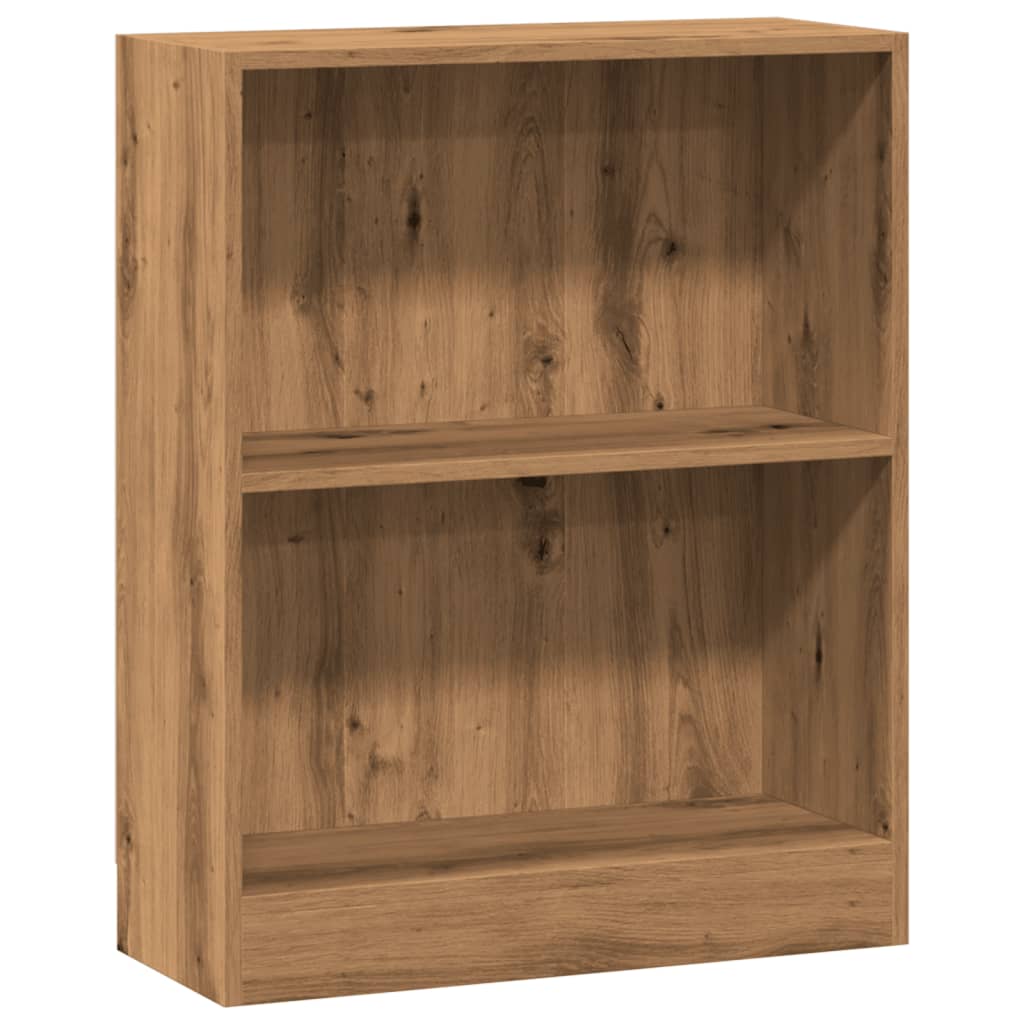 kézműves tölgy szerelt fa könyvespolc 60 x 24 x 76 cm