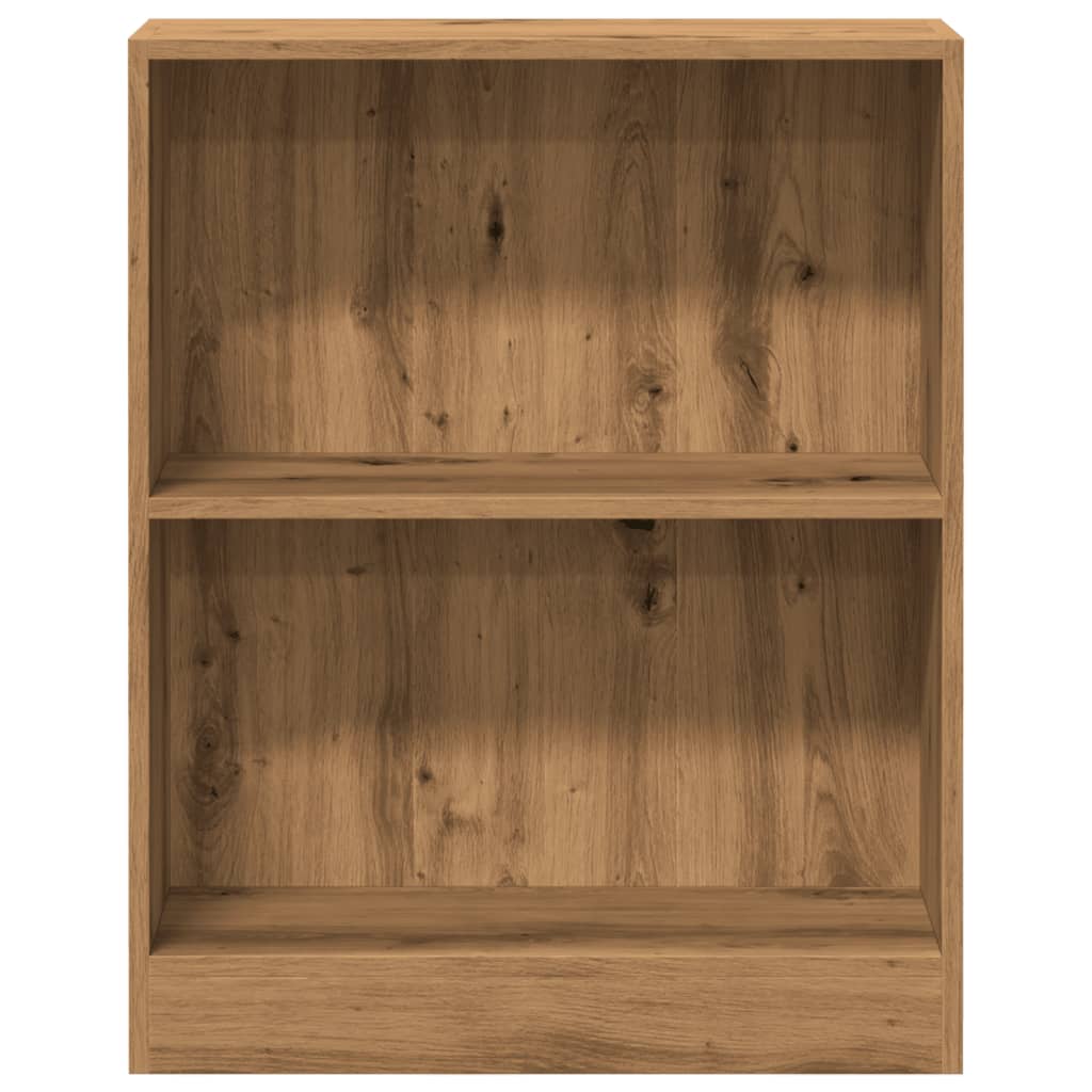 kézműves tölgy szerelt fa könyvespolc 60 x 24 x 76 cm