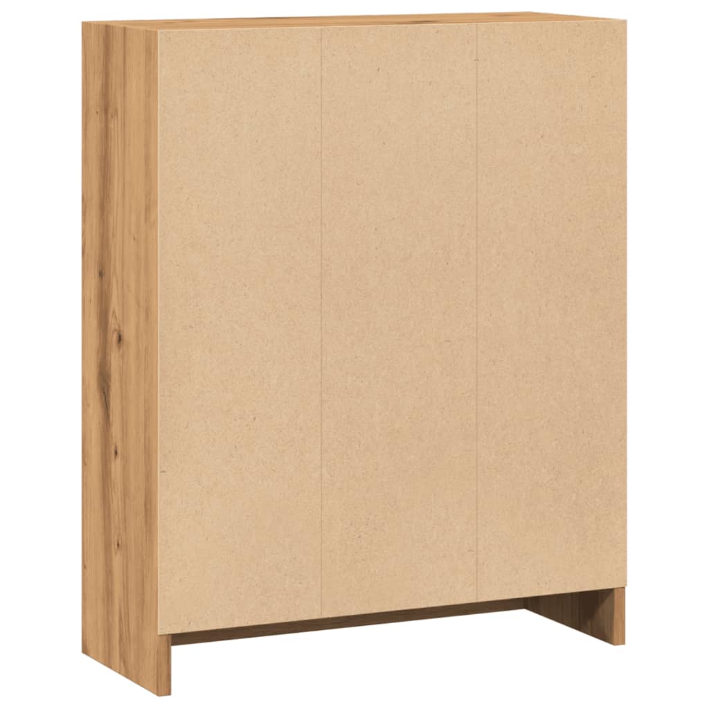 kézműves tölgy szerelt fa könyvespolc 60 x 24 x 76 cm