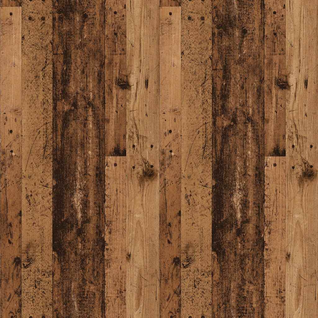 antik fa színű szerelt fa tálalószekrény 91 x 29,5 x 75 cm