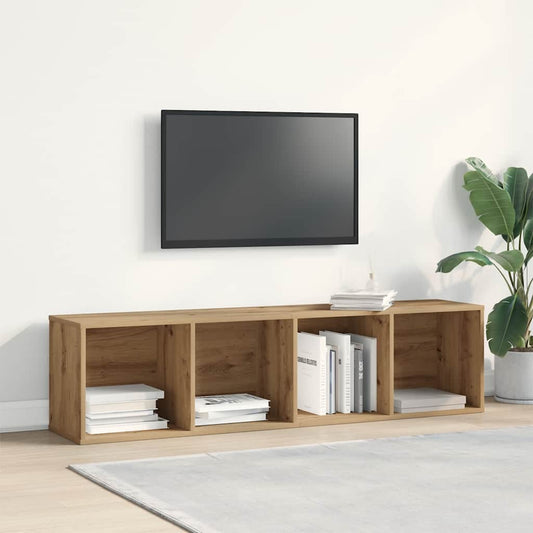 TV szekrény Artisan tölgy 120x34x37 cm Műanyag fa