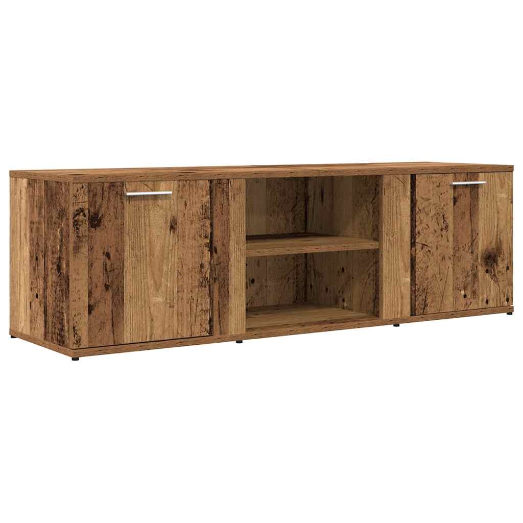 TV szekrény Régi fa 120x34x37 cm Gépelt fa