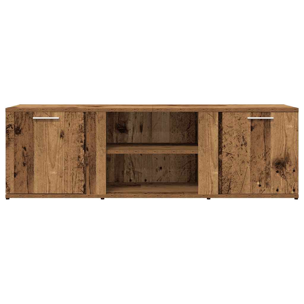 TV szekrény Régi fa 120x34x37 cm Gépelt fa