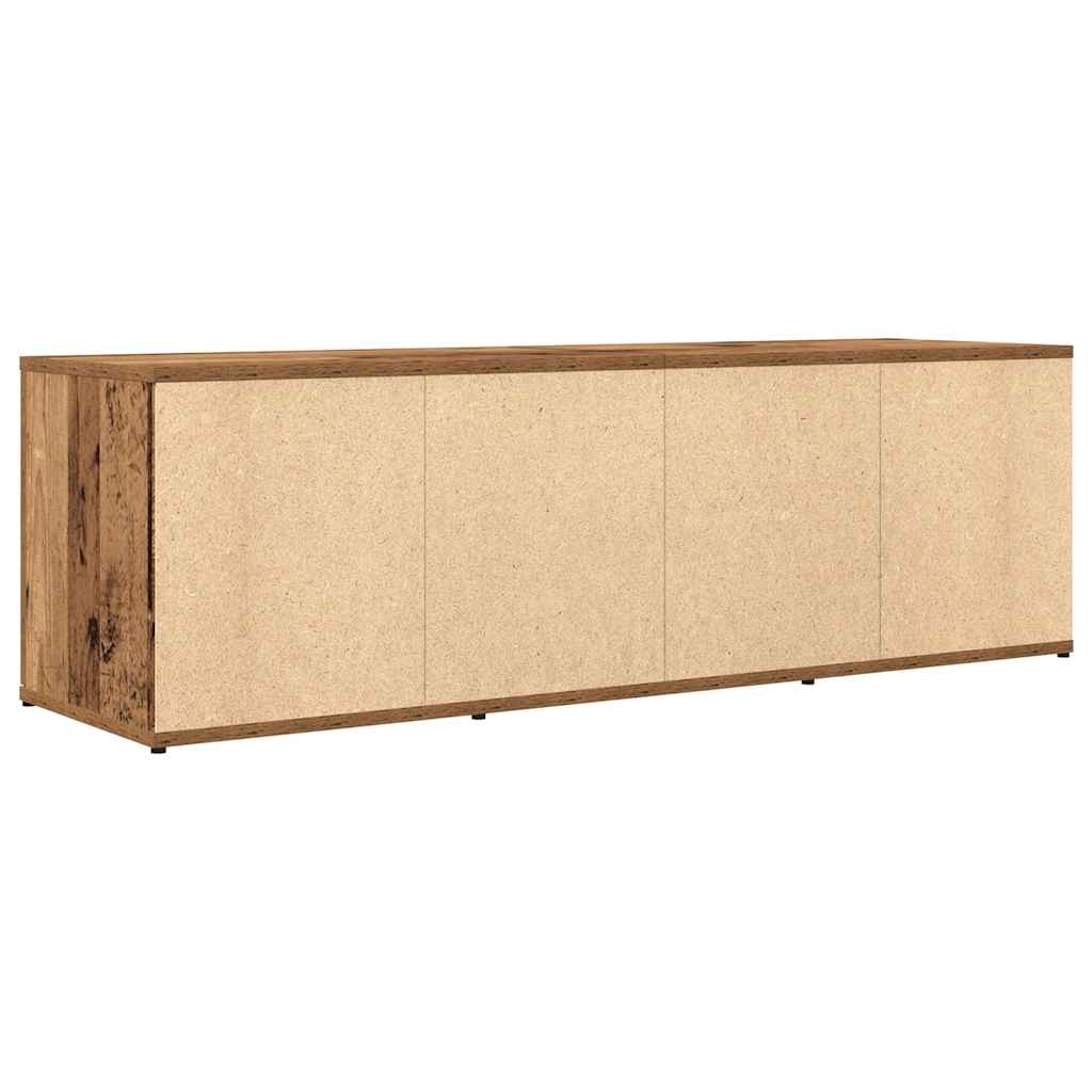 TV szekrény Régi fa 120x34x37 cm Gépelt fa