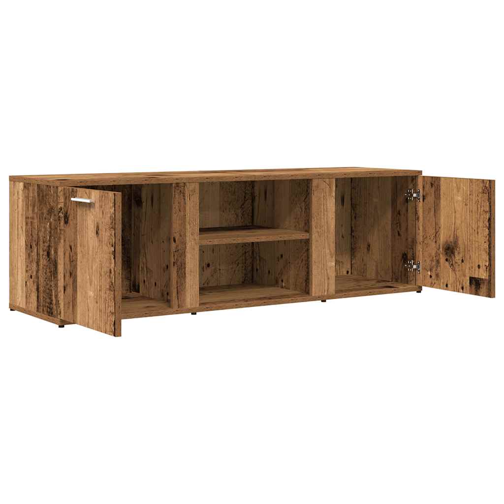 TV szekrény Régi fa 120x34x37 cm Gépelt fa