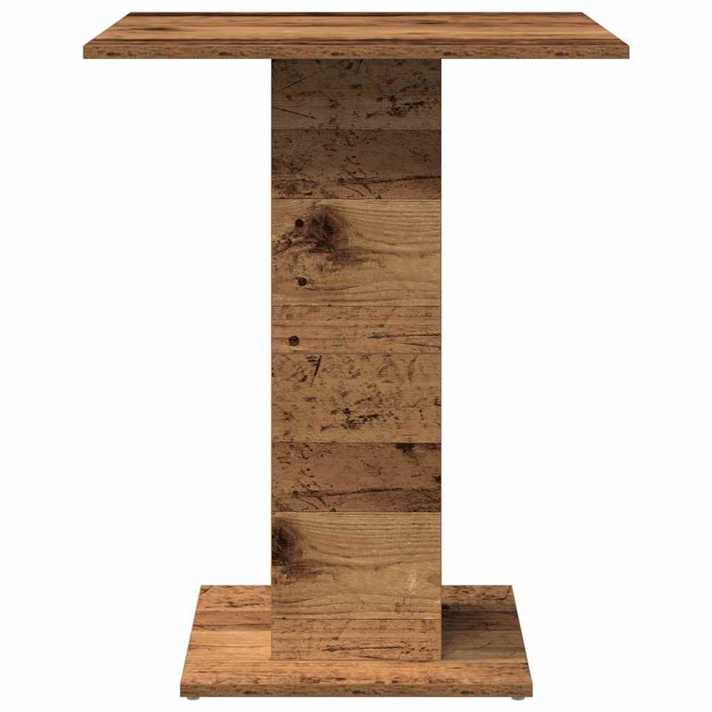 antik fa szerelt fa bisztróasztal 60 x 60 x 75 cm