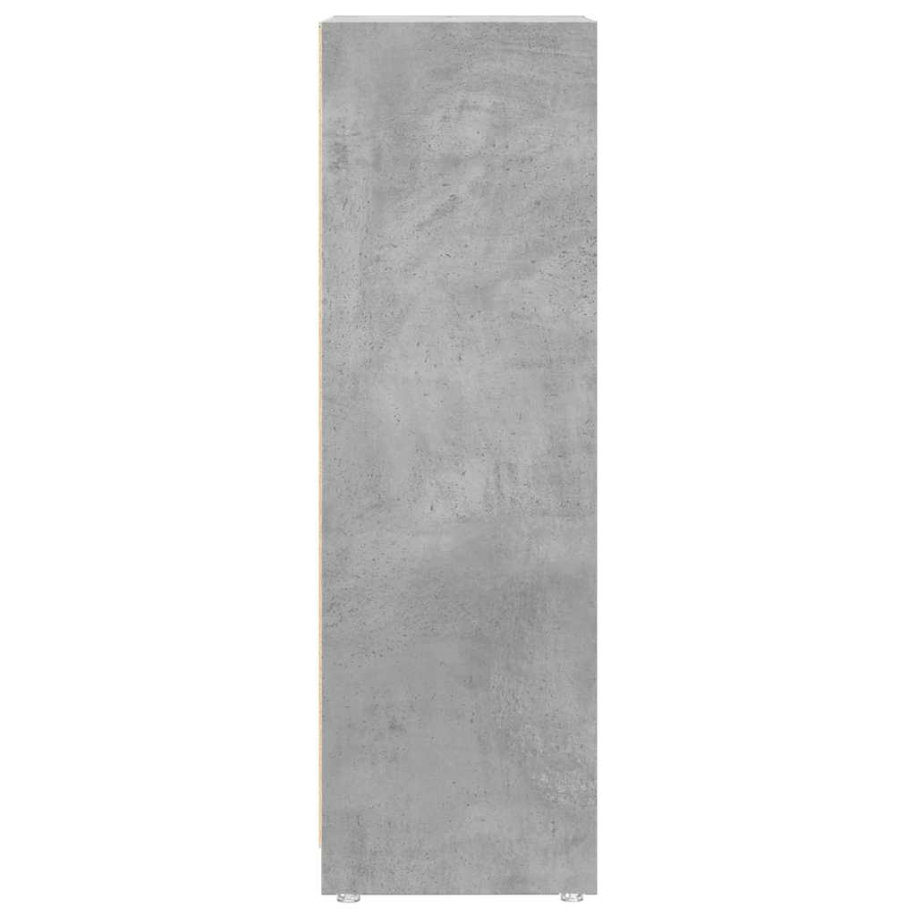 betonszürke forgácslap fürdőszobaszekrény 30 x 30 x 95 cm