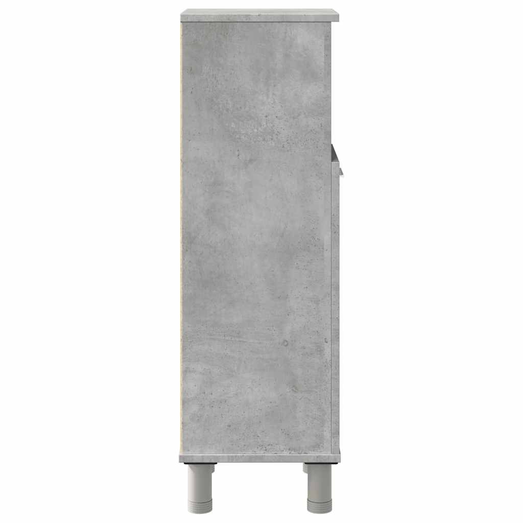betonszürke forgácslap fürdőszobaszekrény 30 x 30 x 95 cm