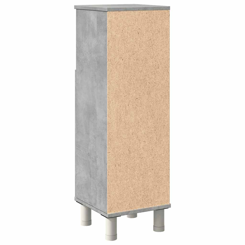 betonszürke forgácslap fürdőszobaszekrény 30 x 30 x 95 cm