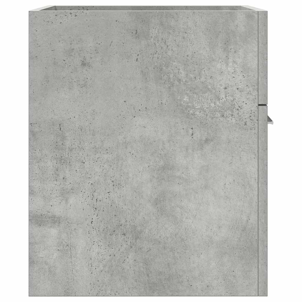 betonszürke szerelt fa fürdőszobai mosdószekrény 41x38,5x46 cm