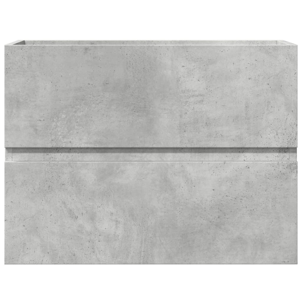 betonszürke szerelt fa fürdőszobaszekrény 60 x 38,5 x 45 cm