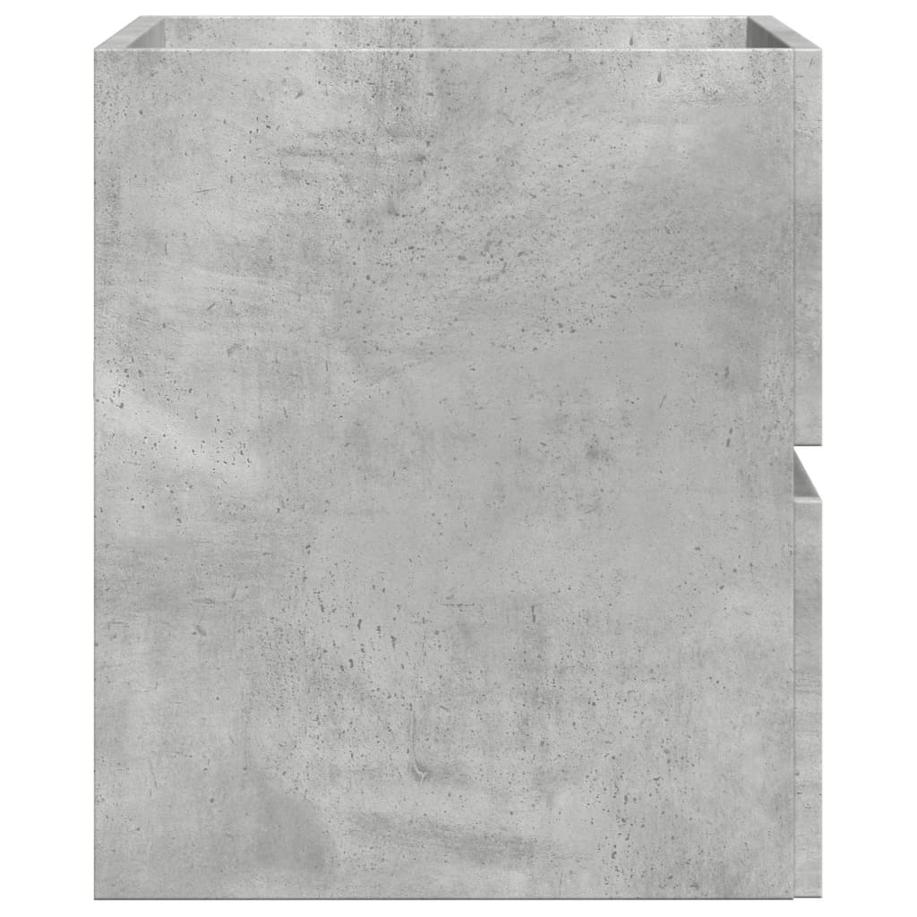 betonszürke szerelt fa fürdőszobaszekrény 60 x 38,5 x 45 cm