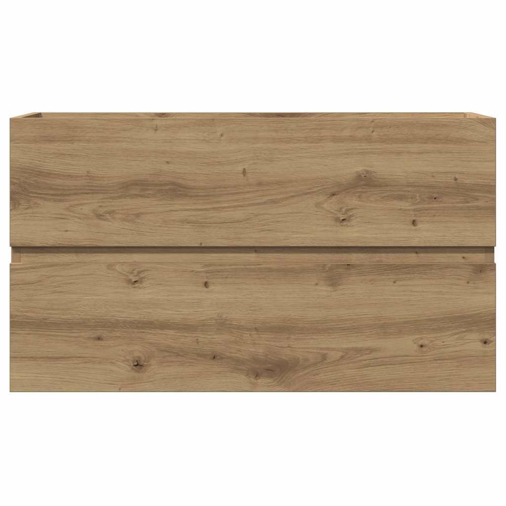 kézműves tölgy szerelt fa függő fürdőszobaszekrény 80x38,5x45cm