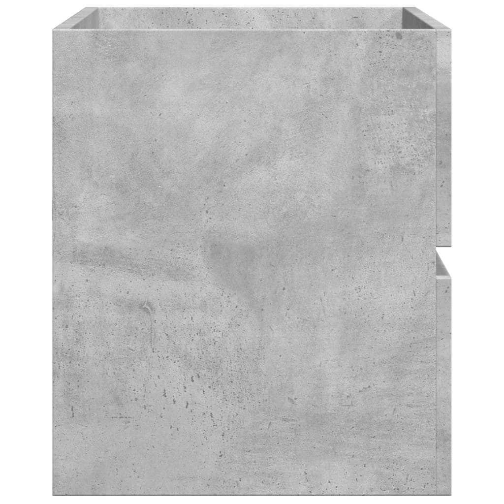 betonszürke szerelt fa mosdószekrény 90 x 38,5 x 45 cm