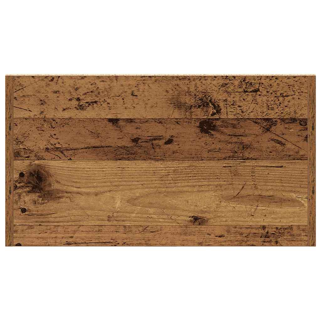 antik fa színű szerelt fa mosdószekrény 60 x 33 x 80 cm