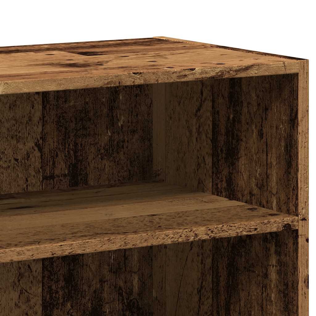 antik fa színű szerelt fa tálalószekrény 103,5 x 35 x 70 cm