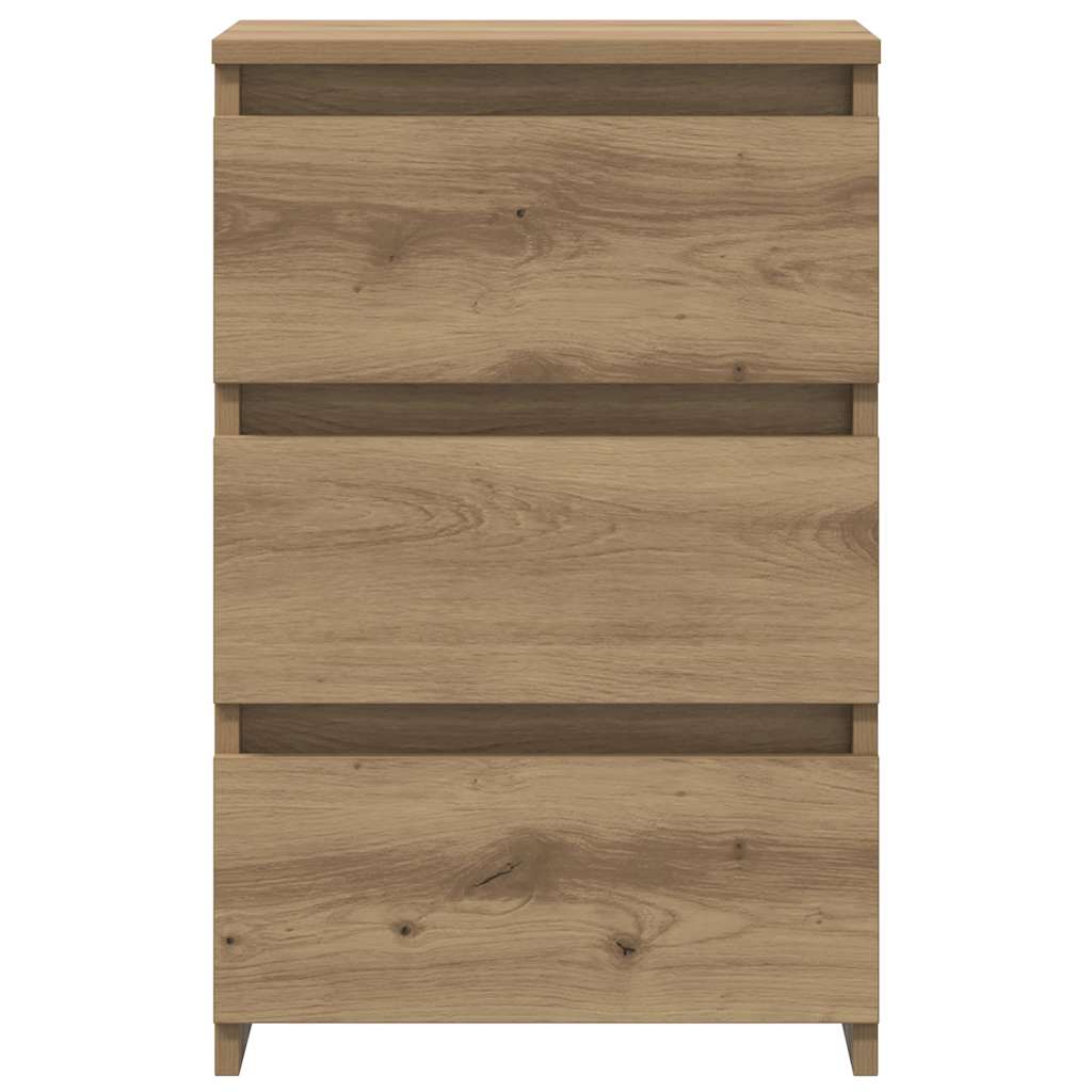 éjjeliszekrények 2 db Artisan tölgy 40x35x62,5 cm műfa