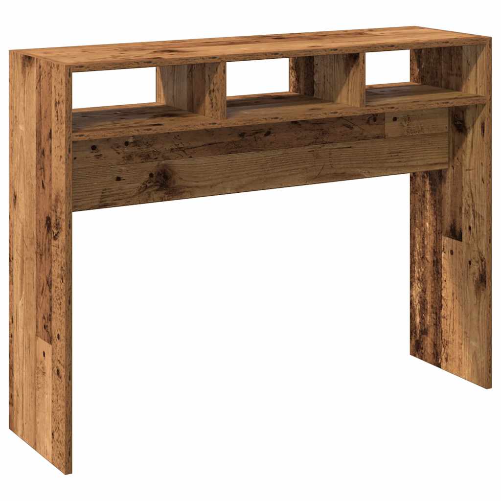 Konzolasztal régi fa 105x30x80 cm műszaki fa