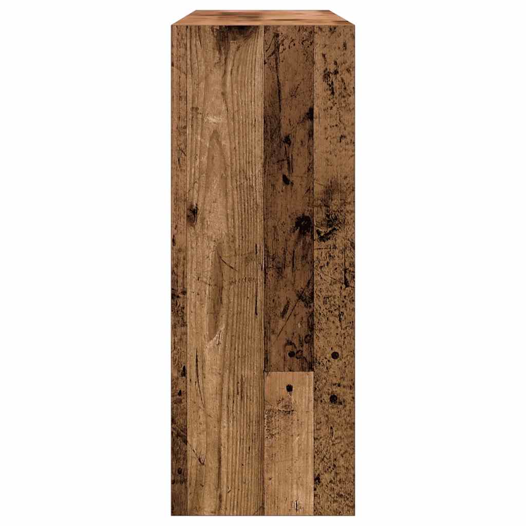 Konzolasztal régi fa 105x30x80 cm műszaki fa