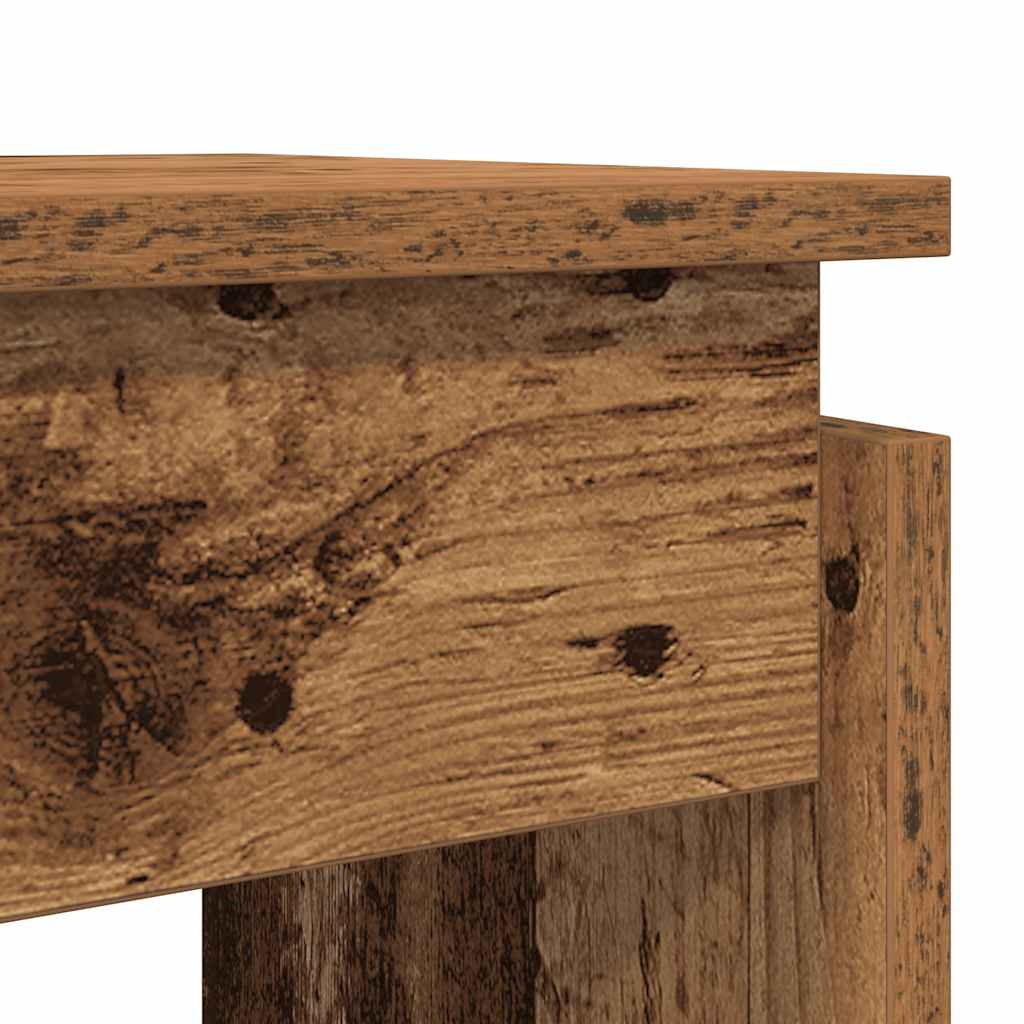 szürke sonoma szerelt fa tálalóasztal 102x30x80 cm