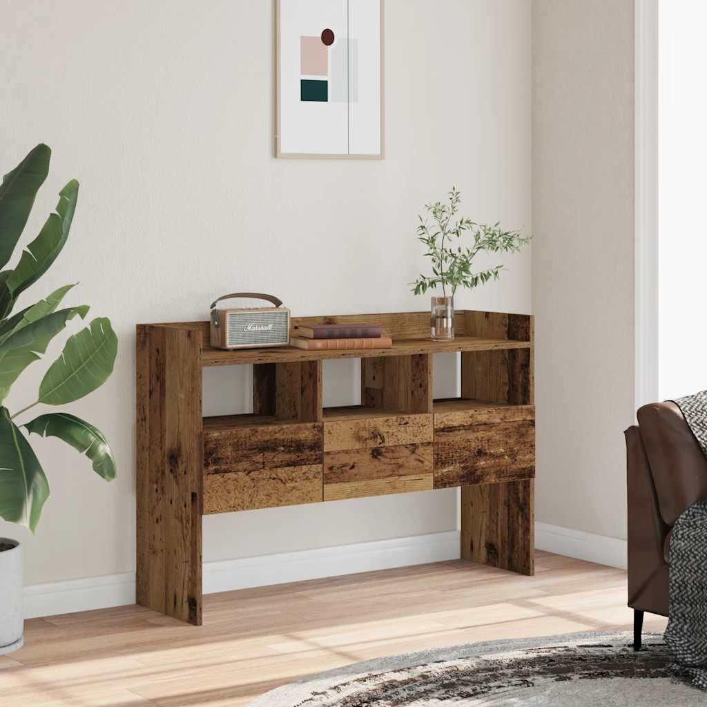 komód Régi fa 105x30x70 cm Gépelt fa
