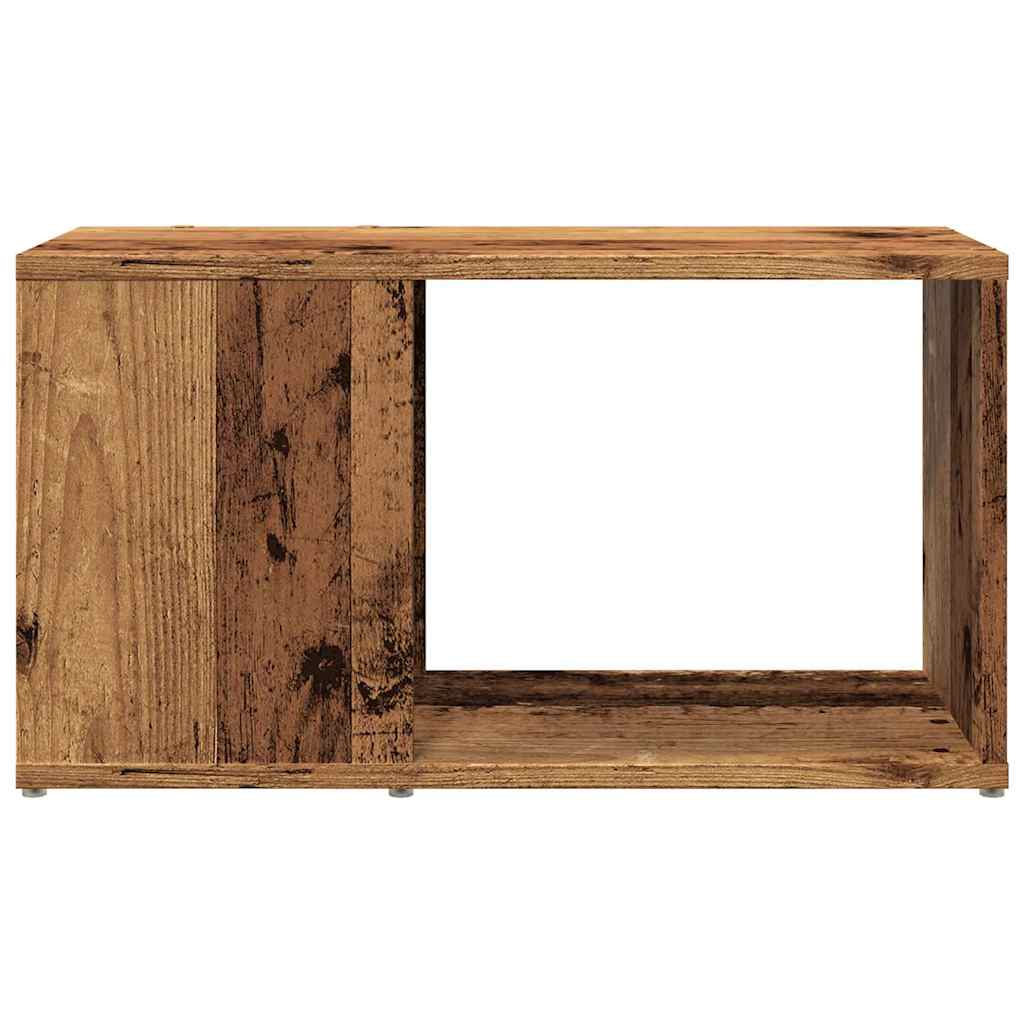 antik hatású szerelt fa TV-szekrény 60 x 24 x 32 cm